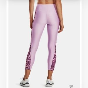 Underarmor ankle print leggings-mauve purple